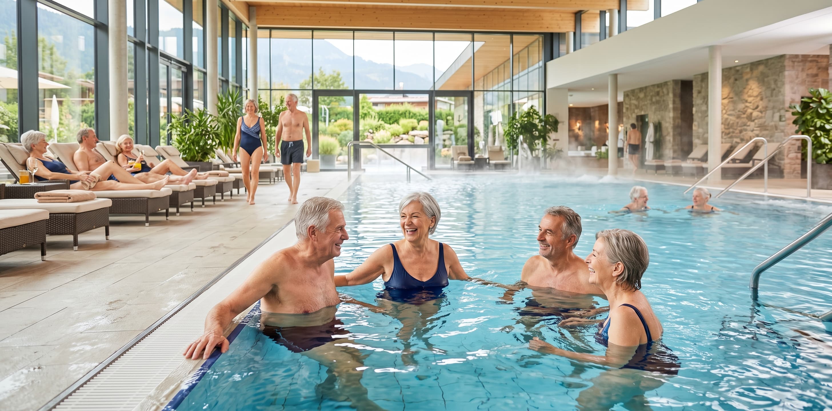 Thermalbad mit Pool — Wellness für Senioren