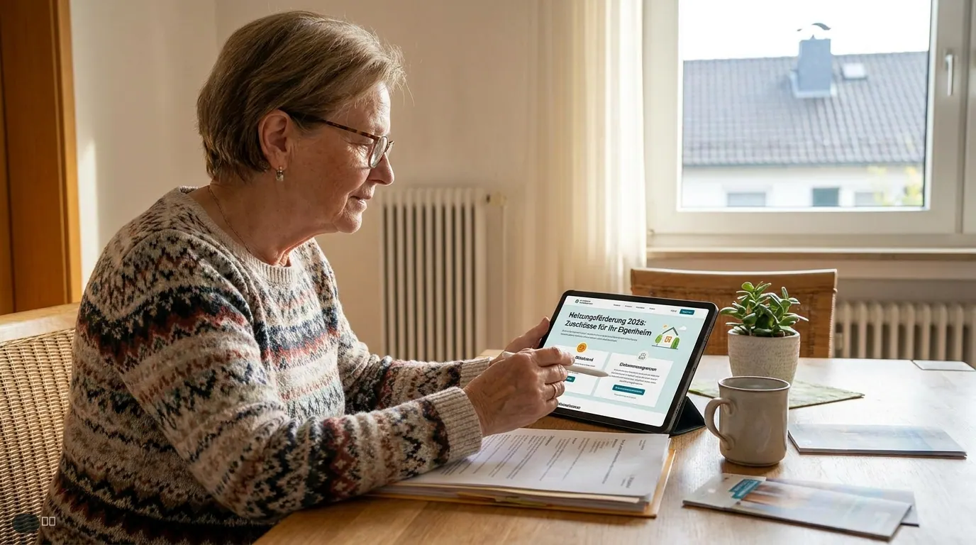 Symbolbild zu „Heizungsförderung für Rentner: So erhalten Sie 2026 Zuschüsse für Ihr Eigenheim" — KI-generiert.