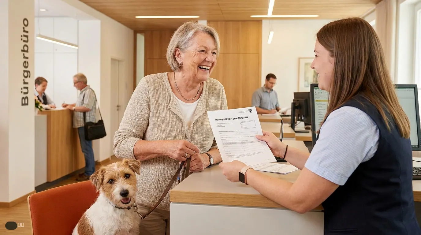 Symbolbild zu „Hundesteuer Rentner: So sparen Sie im Alter bis zu 100 Prozent" — KI-generiert.