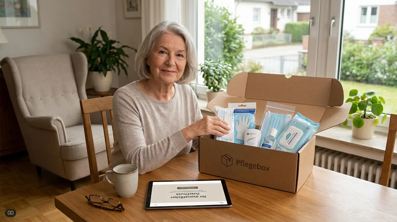 Symbolbild zu „Pflegebox im Abo: So erhalten Sie Hygieneartikel gratis nach Hause" — KI-generiert.