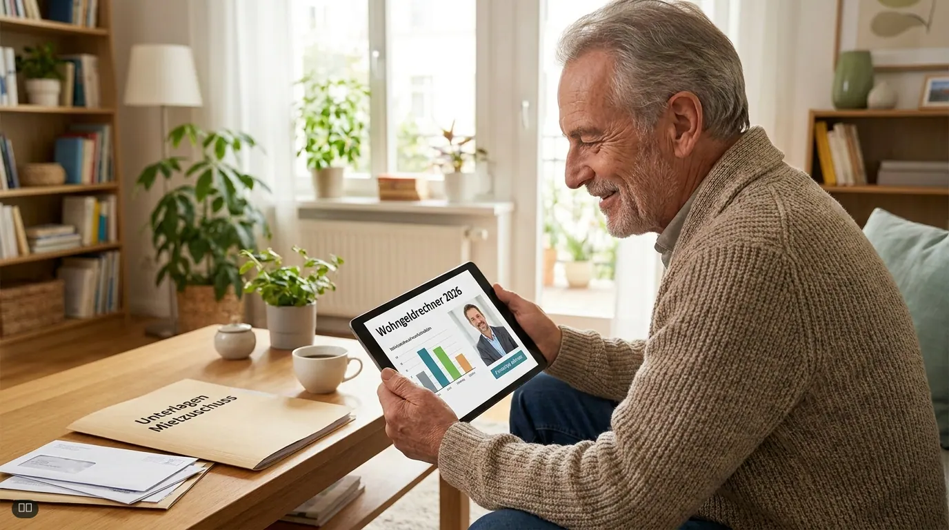 Symbolbild zu „Wohngeld für Rentner: So erhalten Sie 2026 den hohen Mietzuschuss" — KI-generiert.